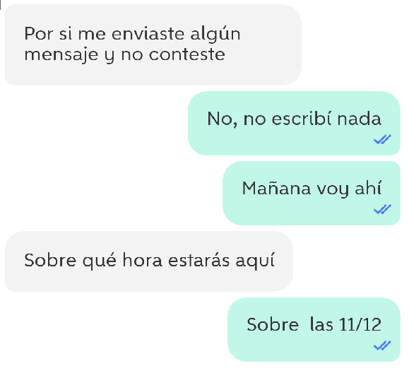 correctamente enviados y recibidos