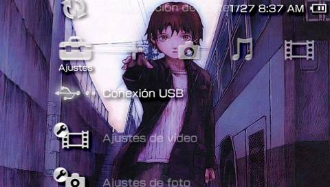 Pantalla principal de PSP donde se gestiona la instalaci&oacute;n de juegos