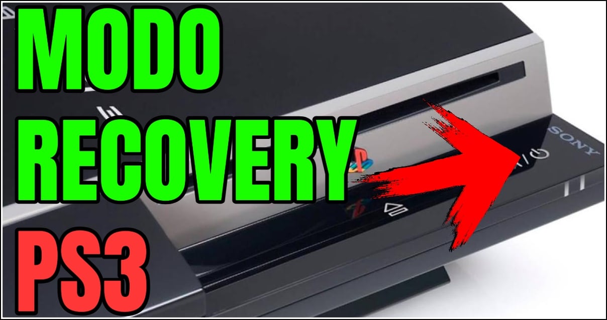 Modo Recovery PS3: cómo entrar y opciones disponibles (2026) 1 modo recovery ps3