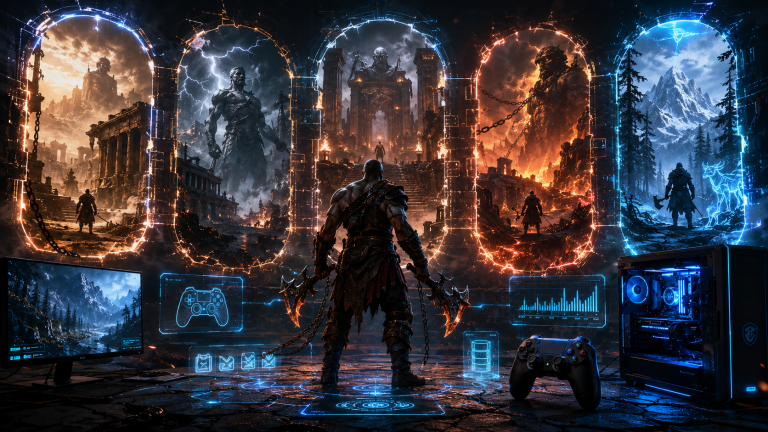 Jugar a God of War en PC [1, 2, 3, Ascension y 4] con RPCS3 y otros emuladores